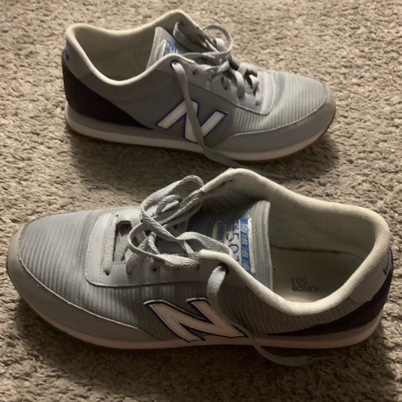 New balances 501 grey and blue trainers - Picture 3 of 7